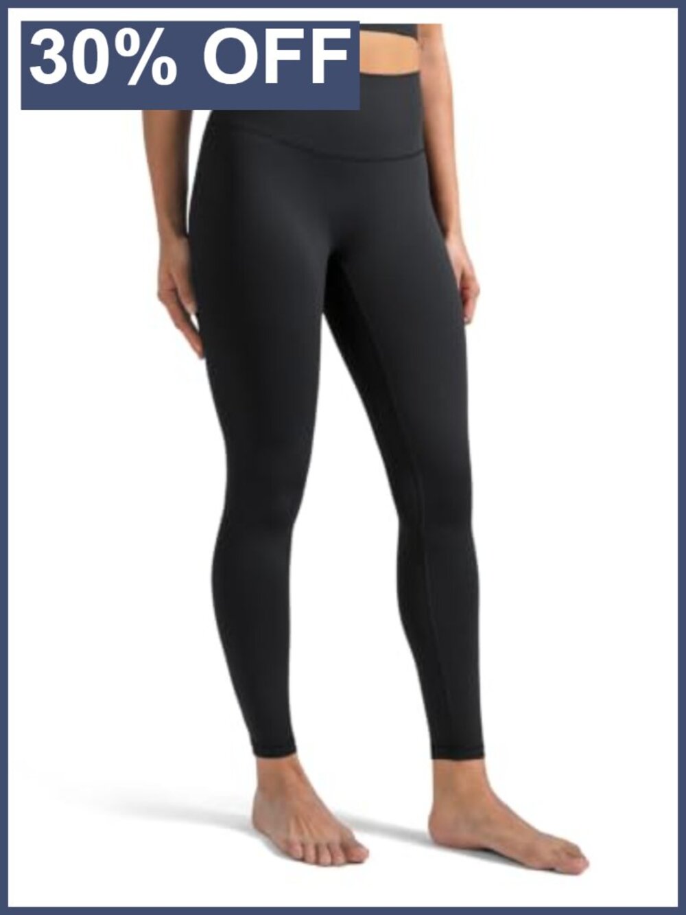 Dreamlux No Front Seam High Rise Leggings Yoga Pilates Petite 25"